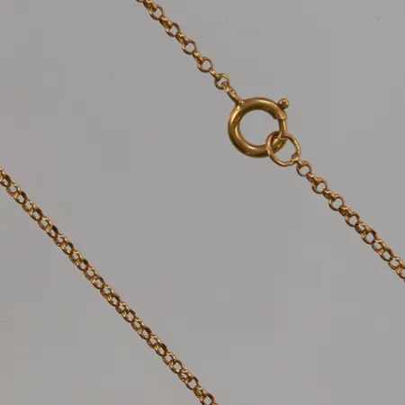 Kedja ankar ca 140cm, bredd:1,3mm, 18K 13,5g.