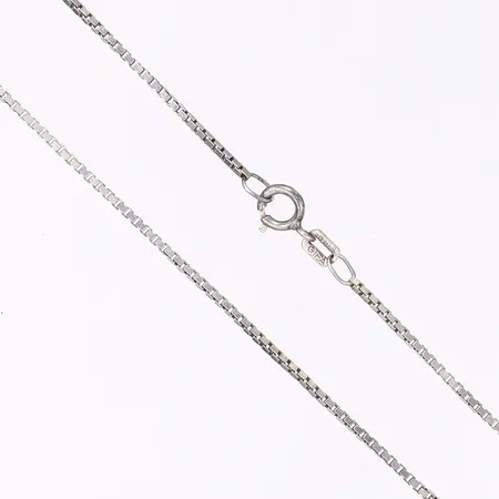 Halskedja Venezia längd 38cm bredd 2mm GHA silver 830/1000 Vikt: 2,9 g