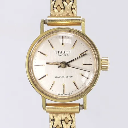 Damur Tissot Ø21mm manuell gravyr länk och boett i 18K Bruttovikt: 31,4g