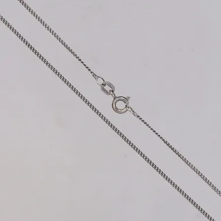 Kedja, Pansar, längd 46cm, bredd 1,1mm, 925/1000 silver Vikt: 1,7 g