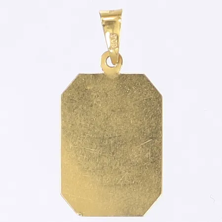 Hänge i form av krabba 25x13mm repig 18K  Vikt: 0,9 g