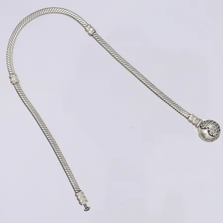 Armband Pandora 20cm bredd 3mm silver 925/1000  Vikt: 15,3 g