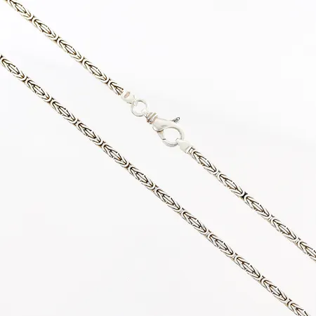 Kedja kejsarlänk 55,5cm, bredd 2,5mm GHA, silver 925/1000 Vikt: 20,7 g