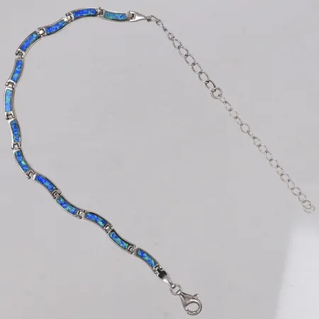 Armband, ställbar längd 16,5-25,5cm, bredd 3,3mm, silver 925/1000 Vikt: 7,8 g