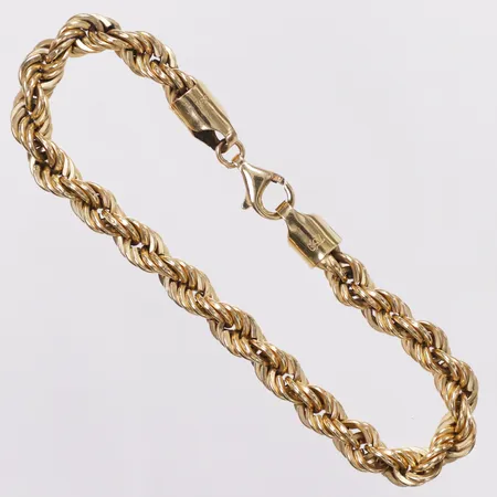 Armband Cordell, 20,5cm, bredd 6,6mm, ihåligt, 18K  Vikt: 11,5 g