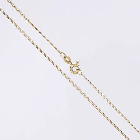 Halskedja Pansar längd 56,5cm bredd 1mm 18K Vikt: 3,4 g