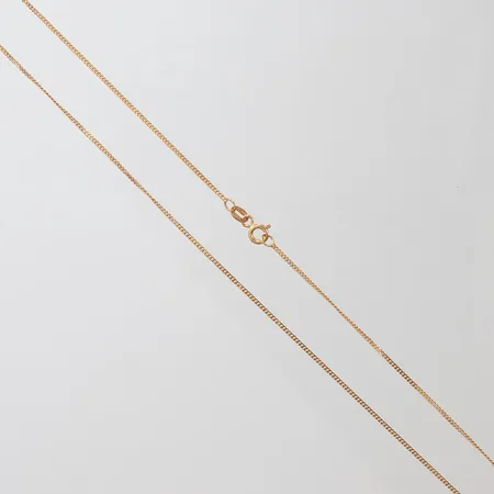 Kedja Pansar, längd ca 40cm, bredd 1,2mm, 18K Vikt: 2,4 g