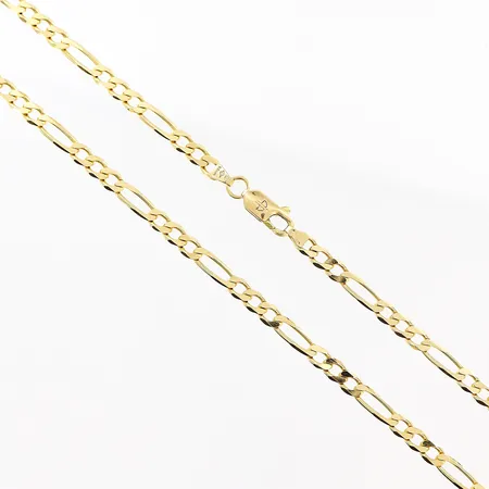 Kedja Figaro 51cm, bredd 3,5mm, Balestra, 18K Vikt: 16,1 g