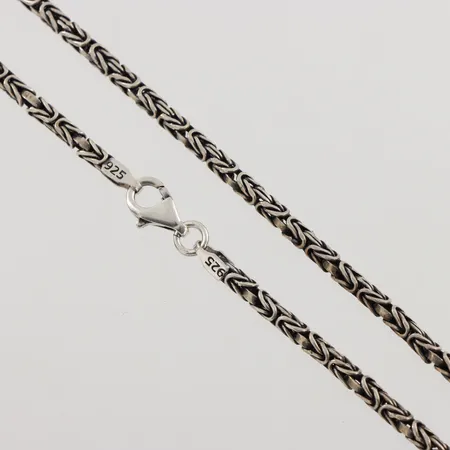 Kedja kejsarlänk, 65cm, bredd: 2,8mm, 925/1000 silver, 26,1g.