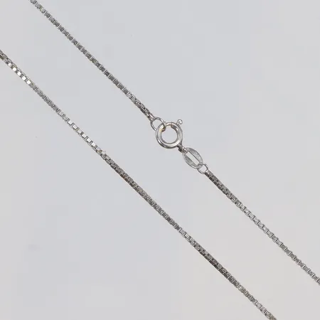 Kedja Venezia i vitguld 41mm bredd 1mm 18K Vikt: 3 g