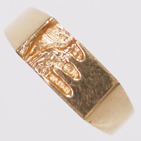 Klackring stl 17, bredd 2-6,3mm, 18K  Vikt: 4,2 g