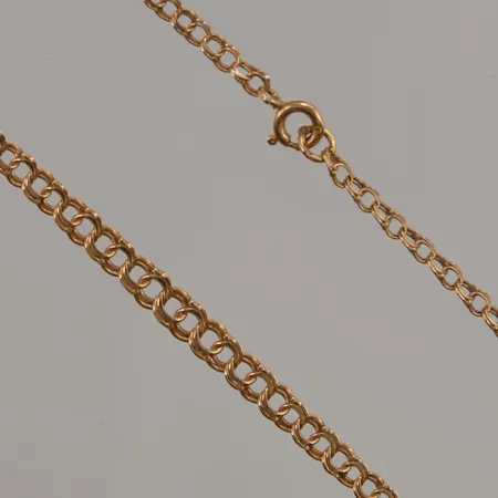 Collier Bismarck 41cm, bredd:3-4mm, 18K 5,3g.