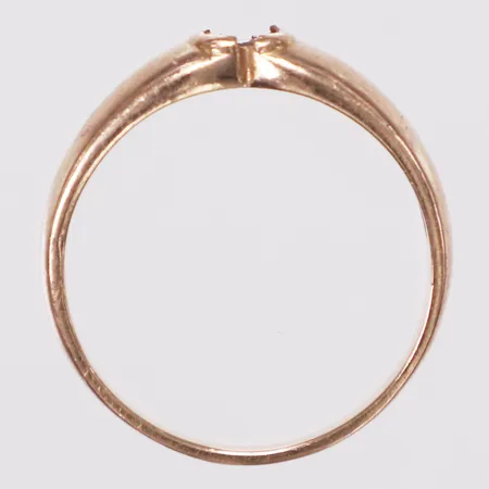 Ring stl 18, sten saknas, 14K  Vikt: 2,7 g