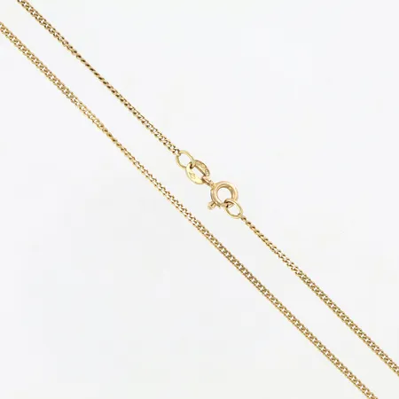 Kedja Pansar 47cm, bredd 1mm, 14K.  Vikt: 2,9 g