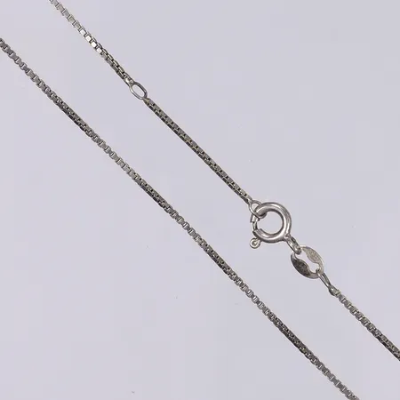 Halskedja Venezia längd 42-44cm bredd 1mm silver 835/1000 Vikt: 2,5 g