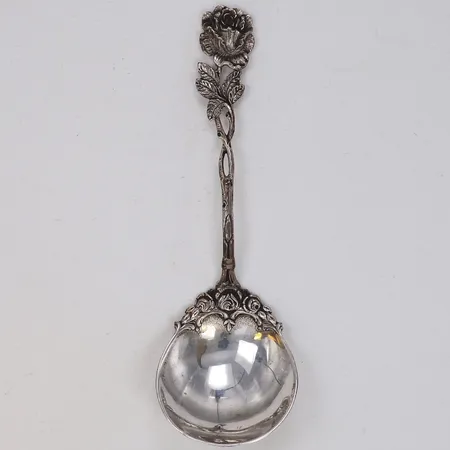 Serveringssked, ros, längd 16,2cm, 830/1000 silver Vikt: 30,6 g