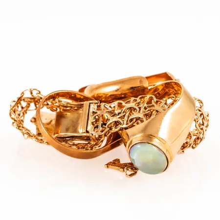 Diverse defekt/graverat guld i 18K. Vikt: 17,0g. 