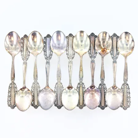 Moccaskedar modell Carmen, 11st, 102mm, GAB, silver 830/1000. Vikt: 88,7 g