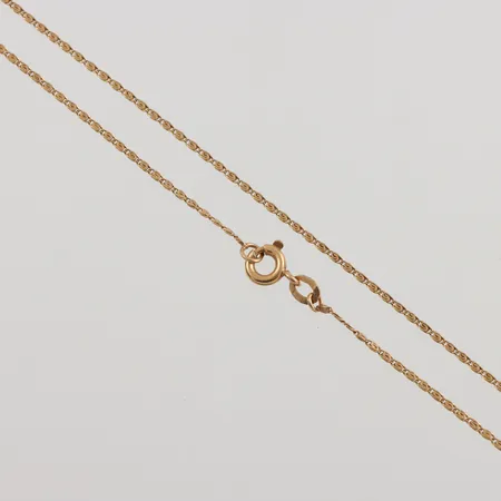 Kedja, 46cm, bredd: 1,2mm, 18K, 2,7g.