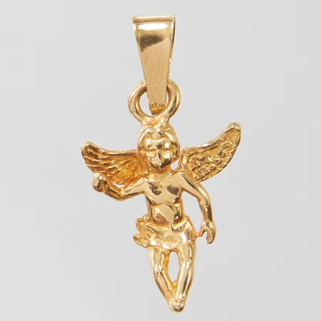 Hänge ängel, längd ca 21mm, bredd 11mm, 18K Vikt: 1 g