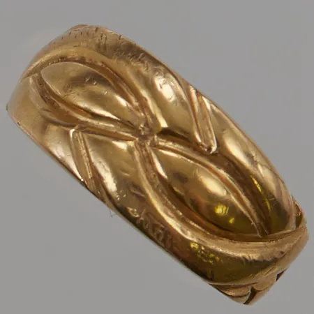 Ring diamant ca 0,01ct, Ø16¾, bredd:3mm, 18K 1,5g.