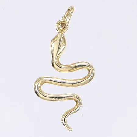 Hänge i form av orm 37x21mm 14K  Vikt: 2,7 g