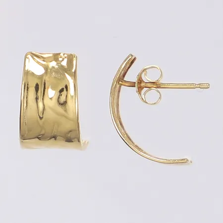 Ett par örhängen ca 15x9mm, saknar en snurrebuss, 21K Vikt: 1,9 g