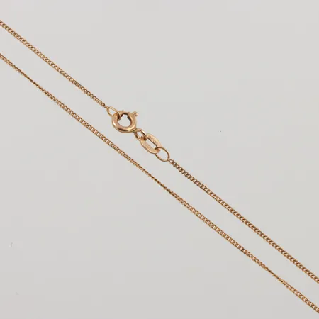 Kedja pansar, 45,5cm, bredd: 0,8mm, Balestra, 18K, 1,8g.