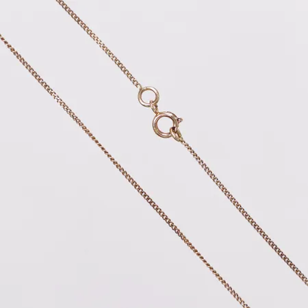 Kedja Pansar, 43,5cm, bredd 1mm, 14K  Vikt: 1,7 g