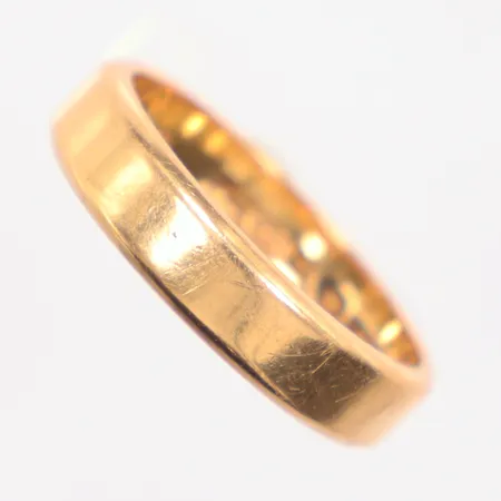 Ring Ø19¼, gravyr, 18K Vikt: 6 g