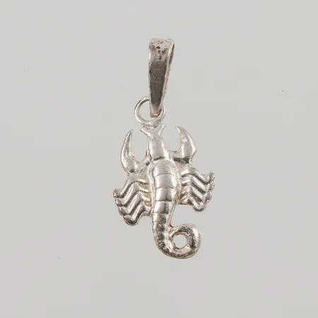 Hänge, stjärntecknet Skorpion, 19mm, 925/1000 silver 0,3g.