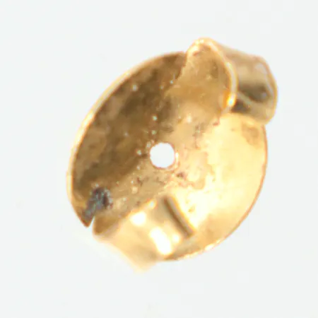 Udda örhängesstopp defekt, 18K Vikt: 0,3 g