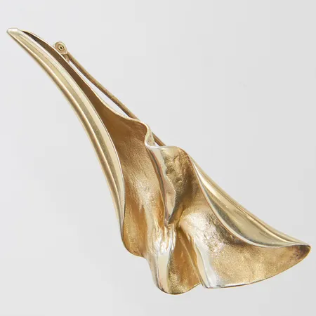 Brosch, längd ca 62mm, bredd 21mm, 925/1000 silver Vikt: 8,3 g