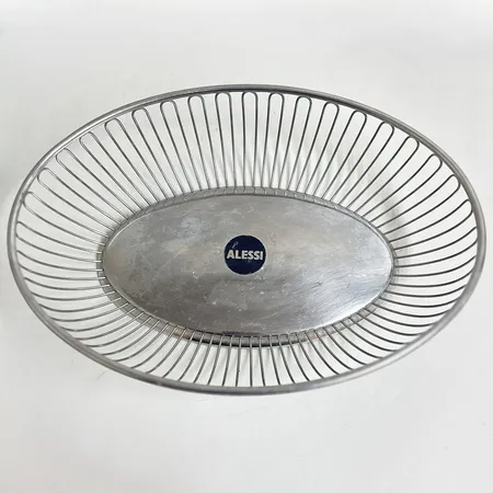Brödkorg Alessi Italy, 28x20cm, stål