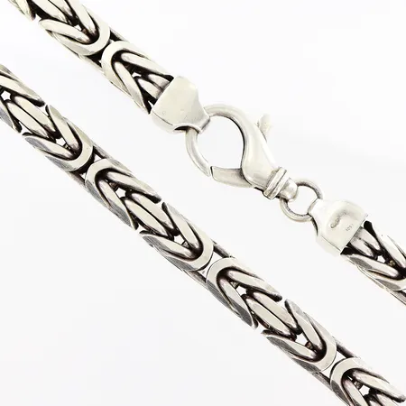 Kedja kejsarmodell 61,5cm, bredd 8,5mm, silver 925/1000. Vikt: 280,2 g