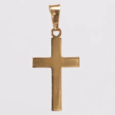 Hänge kors, 29mm, Guldteknik i Köping AB, 18K  Vikt: 0,8 g