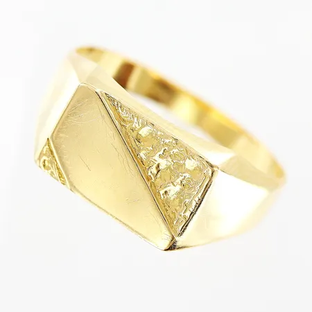 Klackring, stl 21¼, bredd 2,5-9mm, 18K Vikt: 2,9 g