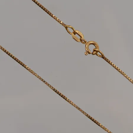 Kedja Venezia 42cm, bredd:1mm, 18K 2,6g.