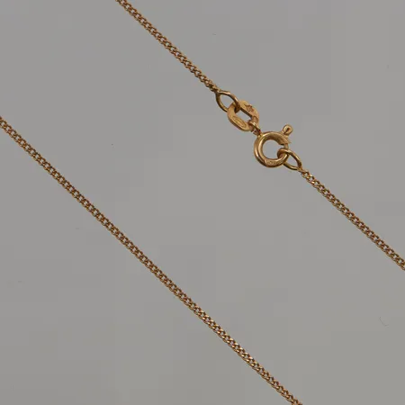 Kedja pansar 39cm, bredd:1mm, 18K 2,0g.