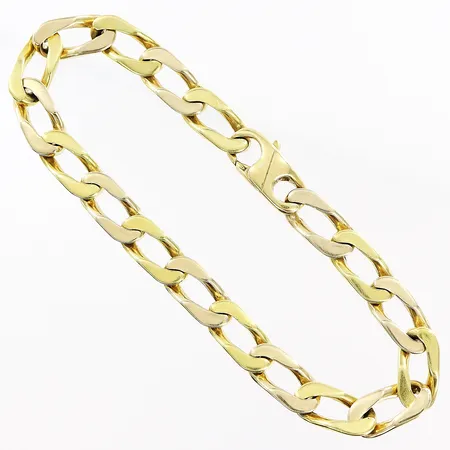 Armband Pansar, 19,5cm, bredd 6,5mm, 18K Vikt: 24,3 g