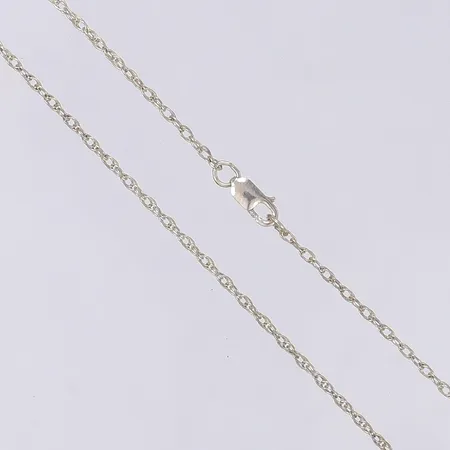 Halskedja ankarlänk längd 51cm bredd 1mm silver 925/1000 Vikt: 1,8 g