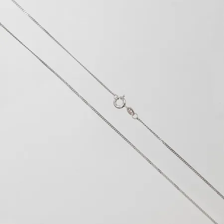 Kedja Pansar, längd ca 42cm, bredd 1mm, 925/1000 silver Vikt: 1,7 g