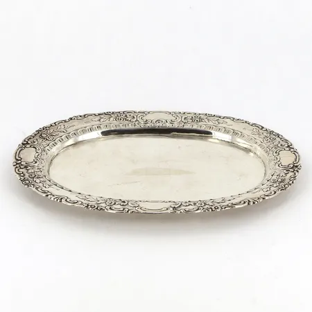 Fat i silver, ca 19x14cm, 835/1000 Silver Vikt: 138,5 g