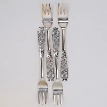 4 Gafflar, längd 14cm, modell Prinsess, GAB,  830/1000 silver Vikt: 70,6 g