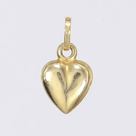 Hänge i form av hjärta höjd 14mm inkl öglan 18K Vikt: 0,3 g