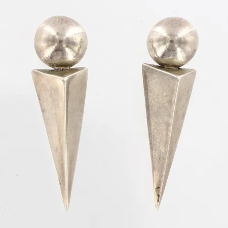 Ett par örhängen, ca 30mm, 925/1000 Silver Vikt: 4,9 g