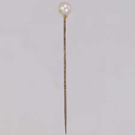 Nål med pärla, längd 65mm, 830/1000 silver Vikt: 1 g