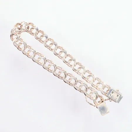 Armband Bismarck längd 20cm, bredd 8,5mm, Guldfynd, silver 925/1000 Vikt: 16,7 g