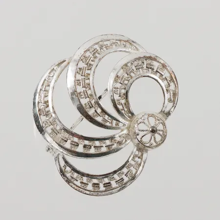 Brosch, 30x26mm, 830/1000 silver, 3,8g.