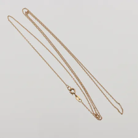 Kedja ankar, 66cm, bredd: 1mm, defekt lås, 9K, 2,3g Vikt: 2,3 g